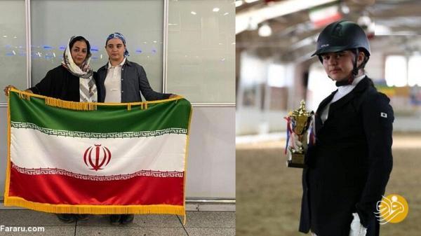 ممنوع الخروج شدن دختر 12 ساله ایرانی؛ سارا به مسابقات سوارکاری نرسید
