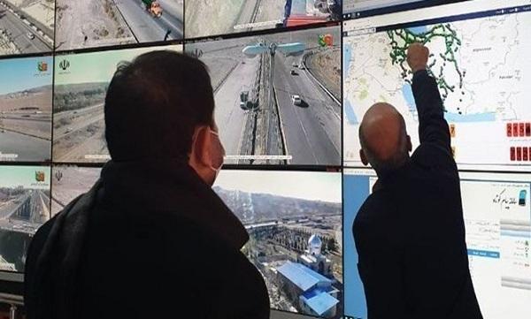 مخبر از مرکز مانیتورینگ مدیریت راه های کشور بازدید کرد