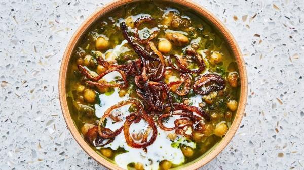 طرز تهیه آش قلیه گیلانی