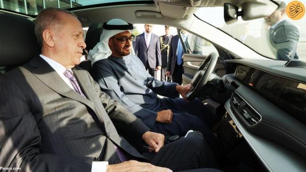 اردوغان خودروی ملی ترکیه را به رخ رئیس امارات کشید